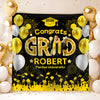 Custom Photo Congrats Graduation Class Of 2026 Balloons Backdrop HO82 902026