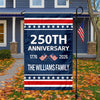 Custom Family Name 250th Anniversary 1776-2026 America Garden Flag CH07 911252