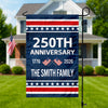 Custom Family Name 250th Anniversary 1776-2026 America Garden Flag CH07 911252