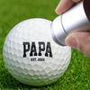 Personalized Papa Golf Ball Stamp Box Gift For Golf Players, Golf Lover HA75 921108