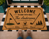 Custom Family Name Welcome To Our 19th Hole Doormat For Golf Lover TH10 169851