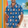 Custom Photo Best Dad Ever Hawaii Shirt - Personalized Father’s Day Gift HA75 921318