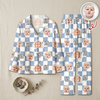 Custom Baby Face Best Dad, Mom Ever Retro Pajamas - Personalized Gift for Parents, Father's Day LM32 669007