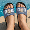 Custom Kid Photo Dad Mom Slide Sandals - Gift For Dad Mom, Father's Day HO82 902576