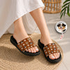 Custom Dog Cat Face Photo With Icon Slide Sandals - Gift For Dog Cat Lovers HO82 902580