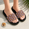 Custom Dog Cat Face Photo With Icon Slide Sandals - Gift For Dog Cat Lovers HO82 902580