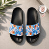 Custom Photo Funny Face Tropical Summer Slide Sandals LM32 669115