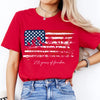 Wildflower 250 Years of Freedom Floral Patriotic Dark Shirt HO82 902716