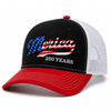 USA Patriotic Merica 250 Years Embroidered Trucker Hat HO82 902720