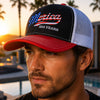 USA Patriotic Merica 250 Years Embroidered Trucker Hat HO82 902720