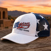 Merica 250 Years USA Patriotic Embroidered Trucker Hat HO82 902718