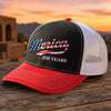 Merica 250 Years USA Patriotic Embroidered Trucker Hat HO82 902718