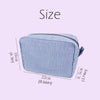 Personalized Name Monogrammed Seersucker Toiletry Bag - Gift For Mom, Girlfriend, Women, Summer Gift HO82 902942