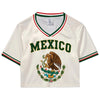 Custom Mexico Soccer Fitted Crop Top Jersey, Mexico Jersey Crop Tee, Game Day Shirt HO82 903004
