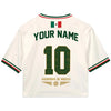 Custom Mexico Soccer Fitted Crop Top Jersey, Mexico Jersey Crop Tee, Game Day Shirt HO82 903004