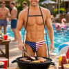 Personalized Fun Sexy US Flag Bikini BBQ Apron Party Novelty Costume Apron HO82 903098