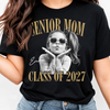 Custom Retro Senior Mom 2027 Dark Shirt - Personalized Class of 2027 Gift, Proud Family Gift HO82 903228