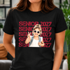 Custom Photo Senior 2027 Dark Shirt - Personalized Class of 2027 Gift, Proud Family Gift HO82 903236
