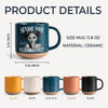 Custom Retro Senior Mom 2027 Pottery Mug - Personalized Class of 2027 Gift, Proud Family Gift HA75 922084