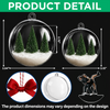 Custom Photo Couple Christmas 3D Acrylic Ball Ornament, Family Snow Globe Ornament HO82 903432