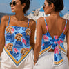 Custom Dog Photo Hawaiian Style Tie Back Bandana Crop Top HO82 903542