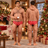 Personalized Funny Hairy Chest Men's Christmas Pattern Underwear Onesie Pajamas HO82 903686