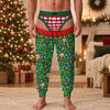 Personalized Santa Elf Reindeer Pattern Sweatpants And Pajamas Pants LM32 670127