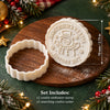 Personalized Family Name Christmas Cookie Stamp – Custom Merry Christmas Gift CH07 181042