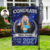 Custom Photo Congrats Graduation Class of 2026 Garden Flag Decor For Graduation Party CH07 910842