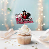 Custom Funny Face Congrats Graduation Party Decoration Cupcake Toppers LM32 893195