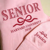 Custom Senior With Coquette Bow Sleeve Embroidered Sweatshirt LM32 893099