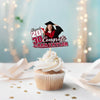Custom Funny Face Congrats Graduation Party Decoration Cupcake Toppers LM32 893195