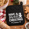 Personalized Christmas Calories Don't Count Potholder, Christmas Cookie Gift LM32 670537