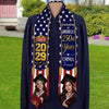 Custom Photo Class of 2026 Graduating in America’s 250th Year Patriotic Graduation Stole TH10 169199