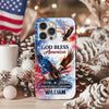 Custom Name Patriotic 250th Anniversary God Bless America Eagle 1776–2026 Phone Case HO82 901278