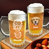 Custom Photo Best Dog Dad Ever Glass Beer Mug Personalized Gift For Dog Dad CH07 895474