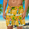 Custom Face All Over Print Beach Short Personalized Retirement Gift for Dad LM32 893499