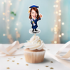 Custom Graduation Photo Acrylic Cupcake Topper Gifts For Graduation HO82 901400