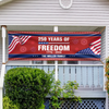Custom Family Name 250 Years Of Freedom Banner CH07 910638