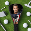 Custom Photo US Flag Golf Club Head Cover - Gift For Dad, Golf Lovers CH07 911386