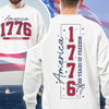 Custom Name America 250 Years Of Freedom Front And Back Shirt TH10 898829