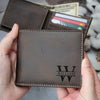 Personalized Name Engraved Leather Wallet Gift For Men, Dad, Boyfriend CH07 910372