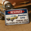 Custom Photo Reserved Parking Only All Others Will Be Crushed Car Metal Sign TH10 894237