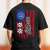 Personalized Best Dog Dad Ever We Woof You With US Flag Back Comfort Shirt - Gift For Dog Lovers HO82 902862