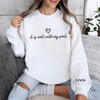 Personalized It Is Well With My Soul Sleeve Print Sweatshirt LM32 899473