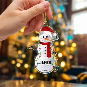 Personalized Sport Snowman Acrylic Ornament Gifts For Players, Team, Boys HA75 897532
