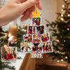Custom Photo Besties With Christmas Tree Acrylic Ornament HO82 894736