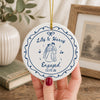 Personalized Engagement Ceramic Ornament Gift for Engaged Couples CH07 180056