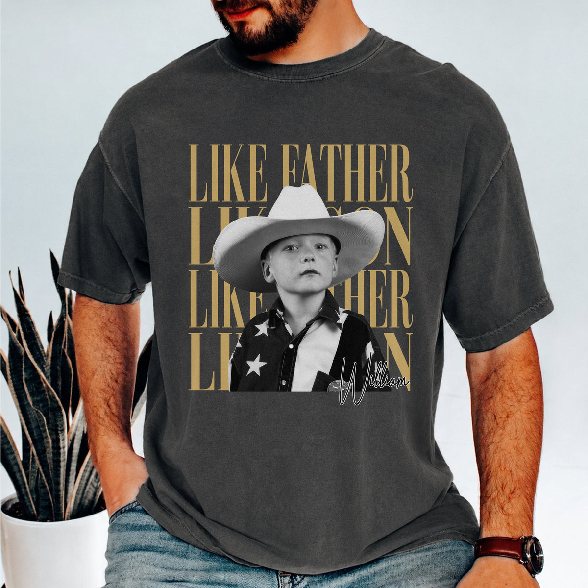 Custom Photo Like Father Like Daughter Comfort Shirt HO82 902690