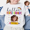 Custom Photo Kids Name Back To School Kid Shirt HA75 921714